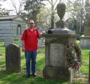 Dean at President Grover Cleveland grave