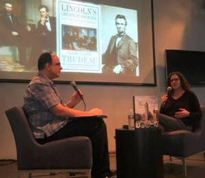Dean Karayanis and author Esther Crain
